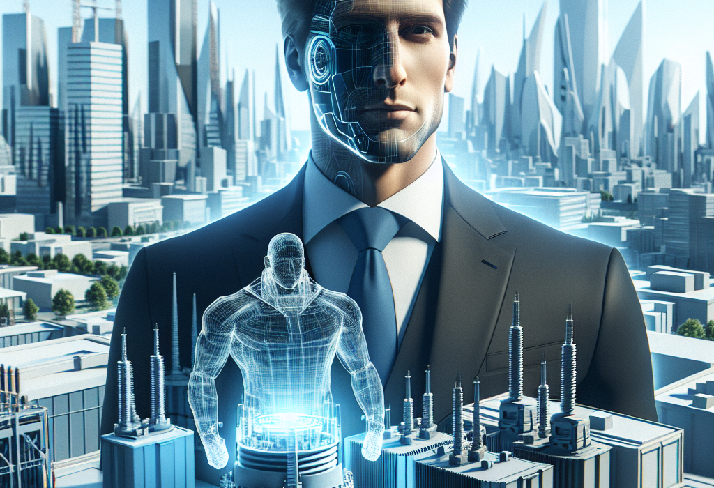 Imagen conceptual sobre La nueva empresa de Drew Baglino está reinventando el transformador eléctrico generada por inteligencia artificial